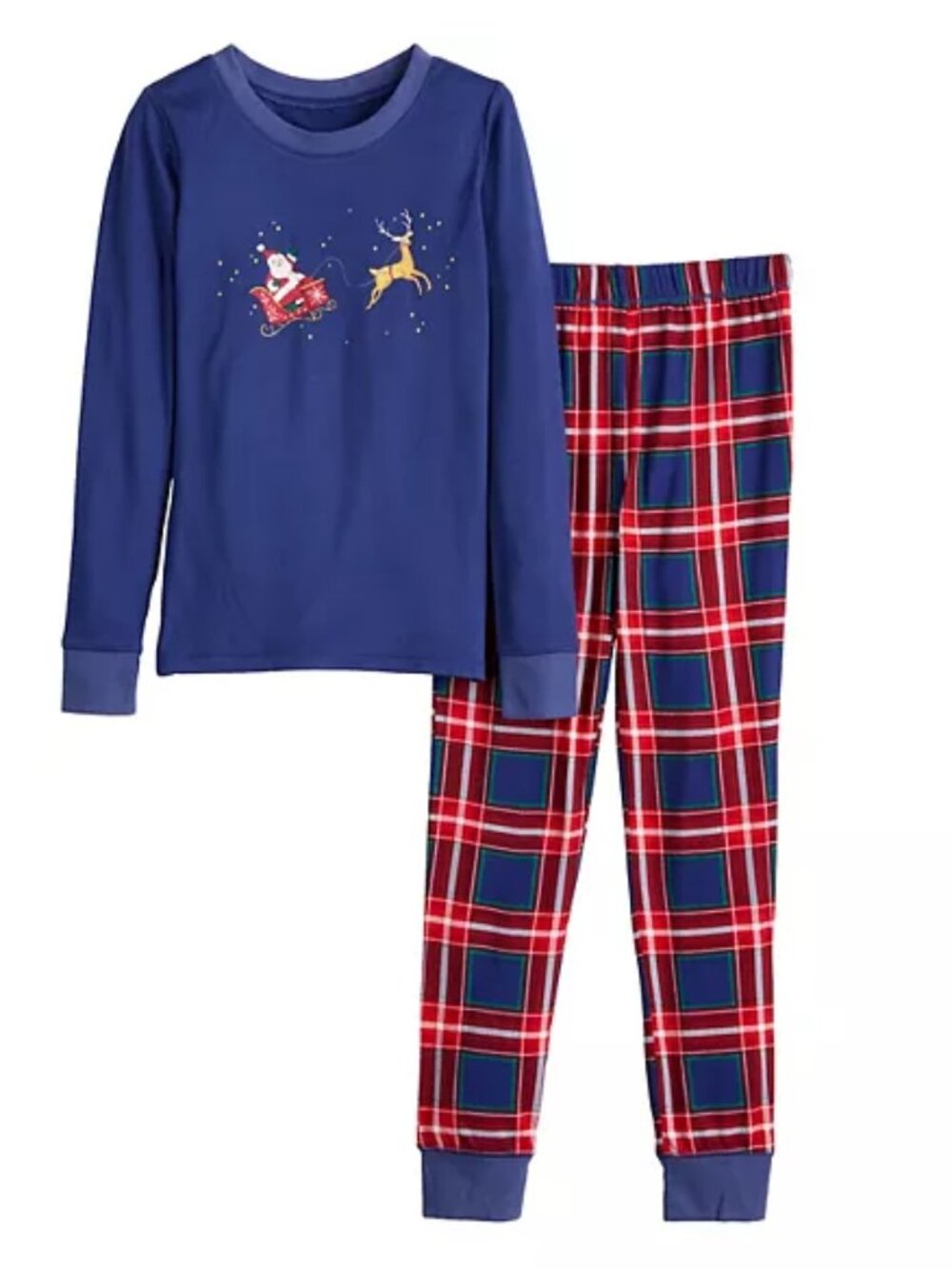 Kids Jammies For Your Families Tolli Tartan Plaid Pajama Top & Pajama Bottom Set